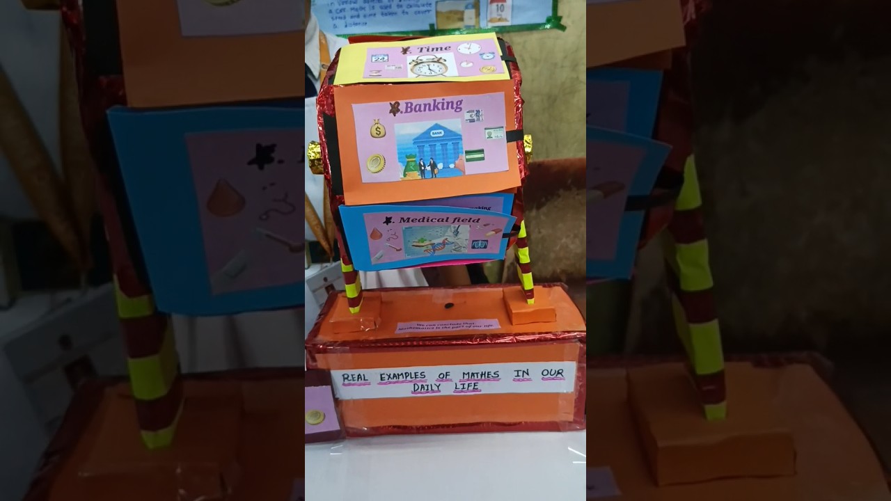 real example of maths in daily life | math's exhibition idea | math's project ideas