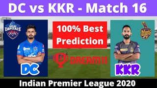 DC vs KKR Best Dream 11 team prediction with statistics | Delhi vs Kolkata Fantasy tips