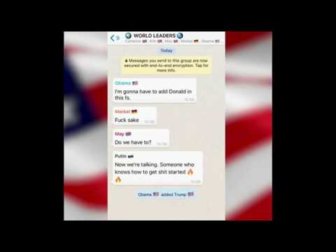 World leaders Group Chat