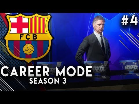 FIFA 19 Barcelona Career Mode EP4 - Our Best Player Injured?!! Champions League Draw!!