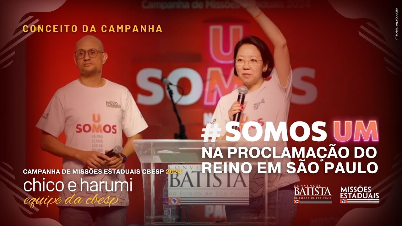 Conceito e materiais para campanha 2024 de Missões CBESP | Convenção Batista do Estado de São Paulo