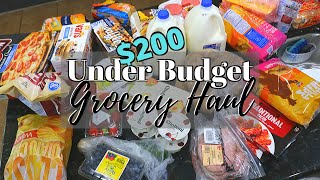 GROCERY HAUL UNDER BUDGET // $200 GROCERY BUDGET // CLEANING MOM