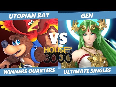 Smash Ultimate Tournament - Utopian Ray (Banjo) Vs. Gen (Palutena) SSBU Xeno 187 Winners Quarters