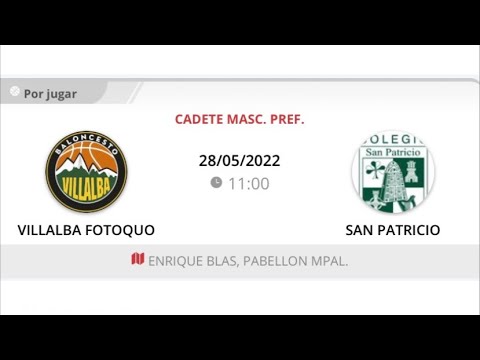 Cadete masc C VILLALBA FOTOQUO - SAN PATRICIO