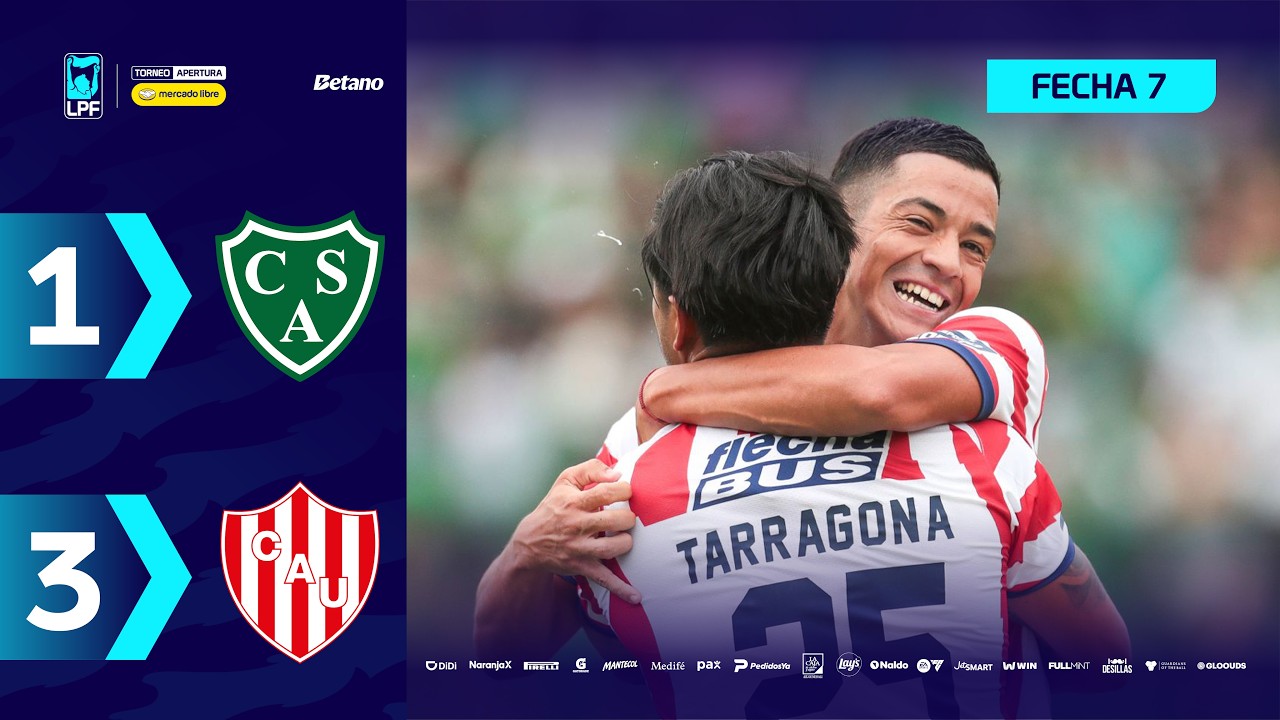 Sarmiento vs Club Atlético Unión de Santa Fe Highlights