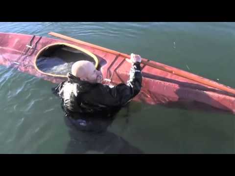 Skin-on-Frame Kayak self rescue