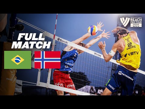 Mol, A./Sørum, C. 🇳🇴 vs. George/Andre 🇧🇷 - Full Match | Semi Final - BPT Gstaad Beach Volleyball
