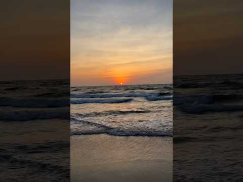 A Nice sunset view at Panambur Beach 🏖 🌅 #shorts #youtubeshorts #sunset #view #viral #new #travel