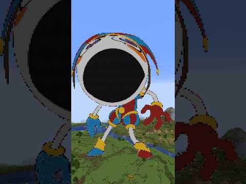 Pop Digital Circus Characters 2D (in Minecraft)