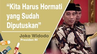 MA Perbolehkan Eks Koruptor Jadi Caleg, Jokowi: Kita Harus Hormati yang Sudah Diputuskan