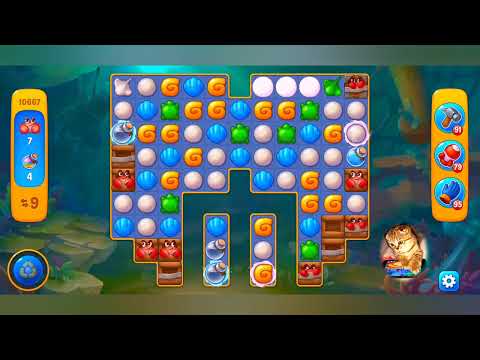 фишдом 2022 # 10667 уровень - прохождение без бустеров # Fishdom,  10667  level - no Boosters.