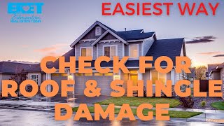 How to check for damage on a roof