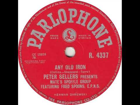 UK New Entry 1957 (112) Peter Sellers - Any Old Iron