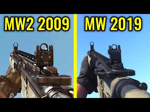 Modern Warfare 2 vs Modern Warfare 2019 - Weapons Comparison