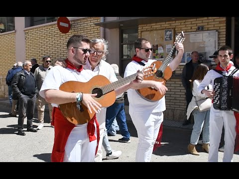 "QUE LA NIEVE ARDÍA"  RONDA JOTERA EN MARCILLA. JOTAS NAVARRAS