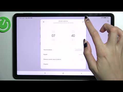 Cómo poner una alarma en XIAOMI Pad 5 - despertador