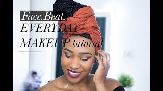 Everyday Summer Makeup Routine for dark skin 2017