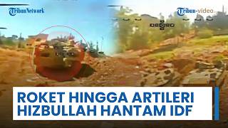 Gelombang Roket hingga Artileri Hizbullah Hantam Kumpulan Pasukan & Ranpur Israel di Perbatasan