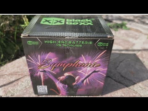 "Symphony - Blackboxx Fireworks" New 2025 20mm Battery