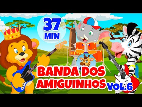 Banda dos Amiguinhos Vol. 6 - Giramille 37 min | Desenho Animado Musical
