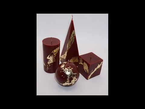Gold candle Gold candle
