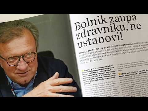 "Bolnik zaupa zdravniku, ne ustanovi," pravi mag. Marko Bitenc, dr. med.
