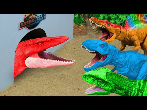 Hunting Dinosaurus Jurassic World Evolution | King kong 2 T-Rex Brontosaurus Triceratops Octopus