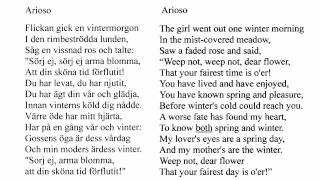 Jean Sibelius - Arioso, Op. 3 (Sung in Swedish by Aulikki Rautawaara).wmv