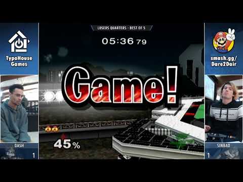Dare 2 Dair - Dash(Sheik) VS Sinbad(Fox) - Melee Losers Quarters