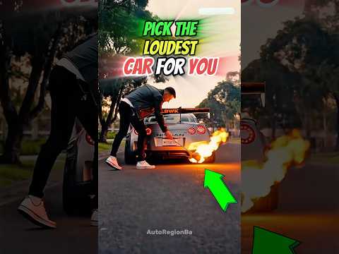 Pick the Loudest Car for You 🔊🏎️ #shorts #automobile #car #exhaust
