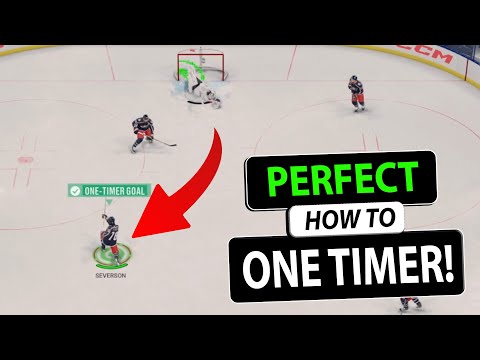 NHL 25 How To Do A Perfectly Timed (GREEN CIRCLE) One Timer