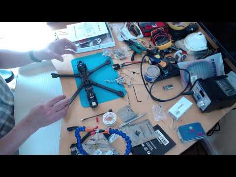 ArduCopter 7" LR Build Video 9 - GPS, VTX and Camera Mounting