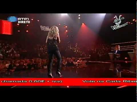 2ª Gala A Voz de Portugal -- Carla Ribeiro -- "I love rock and roll", Joan Jett