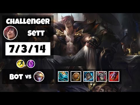 Sett Bot Lane 11.12 Challenger Gameplay Replay S11 (7/3/14) - EU