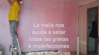 Skin coat &quot; video#1&quot; reparando paredes Viejas