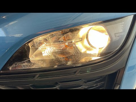 2022 2023 Hyundai Kona | How to replace the stock 9005 halogen bulb, for a brighter one. #diy