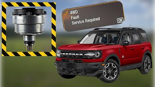 2021 Bronco Sport Service 4WD Soon (Easy Fix) Rdu Actuator