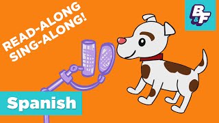 Sing Along Children song | Action Verbs Spanish Basics with BASHO AND FRIENDS - Con Cosmo