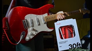 Video thumbnail for FENDER COILED CABLE 9M [30ft] by KRAZEEIZATION