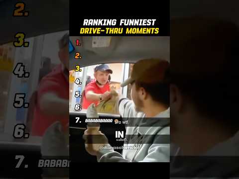 Ranking Funniest Drive-Thru Moments 🤣 #ranking #memes #funny #tiktok