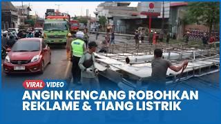 Download lagu Angin Kencang Robohkan Reklame dan Tiang Listrik di Sidoarjo Bikin Lalu Lintas Lumpuh mp3