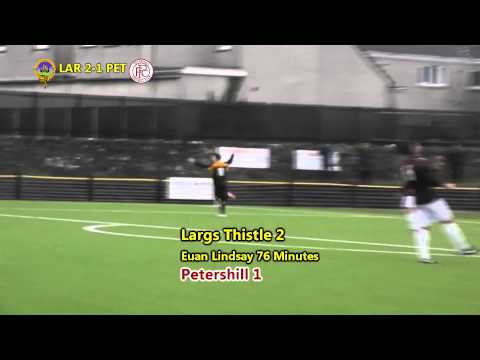Euan Lindsay scores v Petershill through Kevin Struthers, 28th December 2013