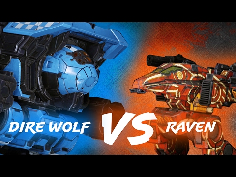 Raven Huginn vs. Direwolf - Mechwarrior Online