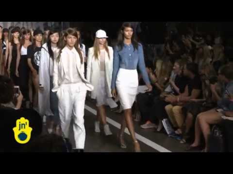DKNY's Donna Karan Shows Spring Collection at New York Fashion Week: Dresses, Skirts on Catwalk