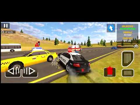 US Police Hummer H2 SUV Drive 🚘💥 - Police Drift Car Driving #4