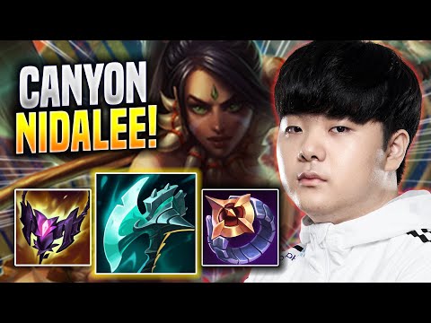 CANYON PERFECT GAME WITH NIDALEE! - DK Canyon Plays Nidalee JUNGLE vs Elise! | Season 2023