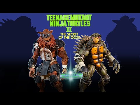 NECA Teenage Mutant Ninja Turtles TOKKA & RAHZAR Secret of the Ooze Movie Turtles Review