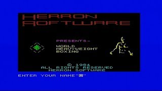 ZX Spectrum Vega Games - World Heavyweight Boxing