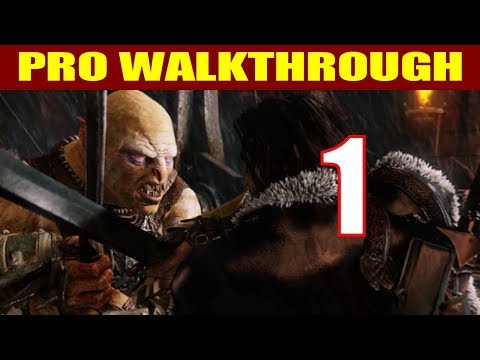 Shadow of Mordor Walkthrough Part 1 - Opening Cutscenes & In-Game Tutorials