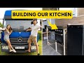 Building Our DIY Kitchen In Our Lorry Conversion